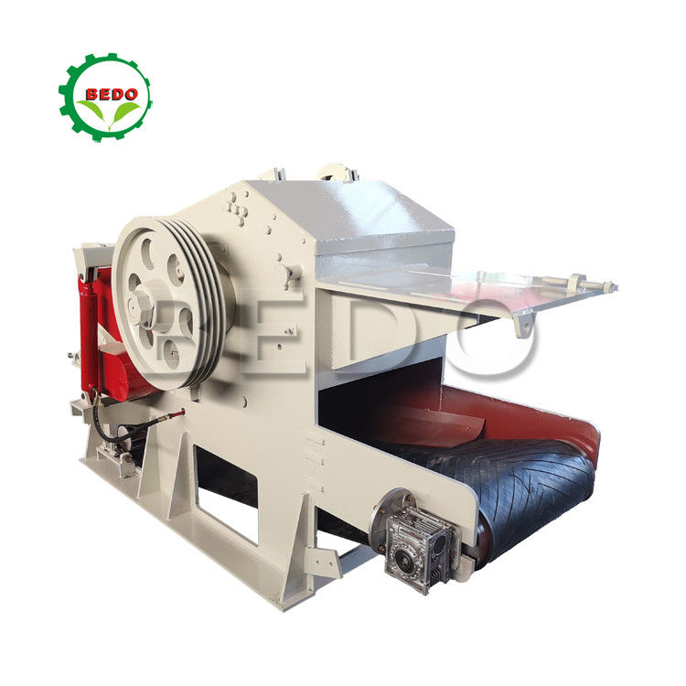 Macchina di frantumazione di legno autoalimentante elettrica compatta
