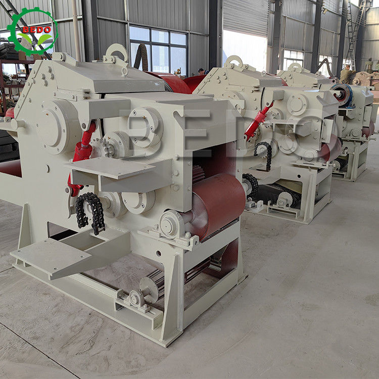 590rpm 3-5t/h Macchina per la frantumazione del legno a tamburo 1 anno di garanzia