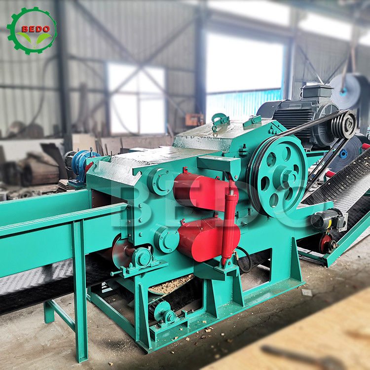 Risparmio energetico Legno elettrico tronco di albero frantumatore macchina carta mulino industriale tipo tamburo tritare