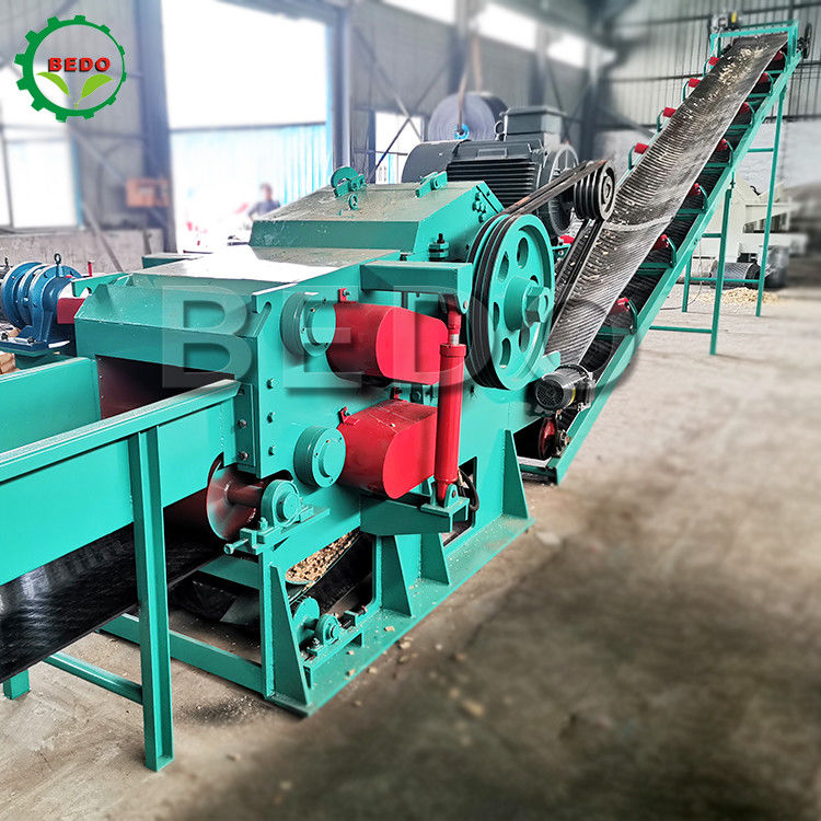 Risparmio energetico Legno elettrico tronco di albero frantumatore macchina carta mulino industriale tipo tamburo tritare