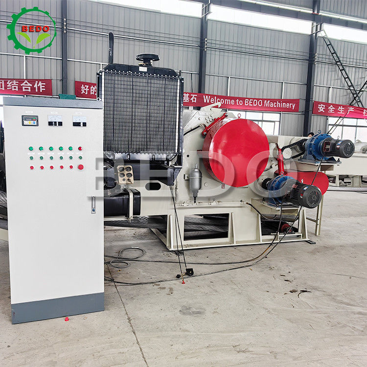 Palm EFB Empty Fruit Bunch Shredder Wood Chipper Machine Motore diesel da 110 kW per la centrale elettrica a biomassa