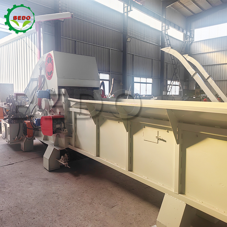 235 HP Wood Chipper Machine 700x400mm Inlet 2pcs lame Heavy Duty Wood Chipping Drum Tipo di triturazione industriale