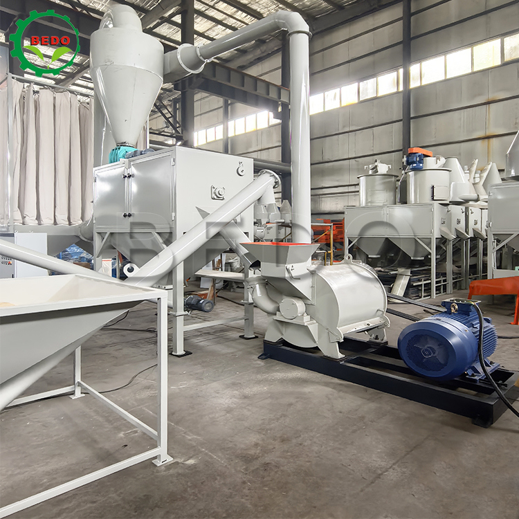 Macchina per polvere di legno, tensione 380V, temperatura normale e maglia personalizzata secondo le esigenze del cliente