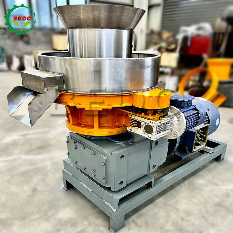 Macchina per pellet di legno di capacità 500 kg/h con matrici in acciaio inossidabile e cuscinetti NSK per la produzione di pellet ad alta efficienza