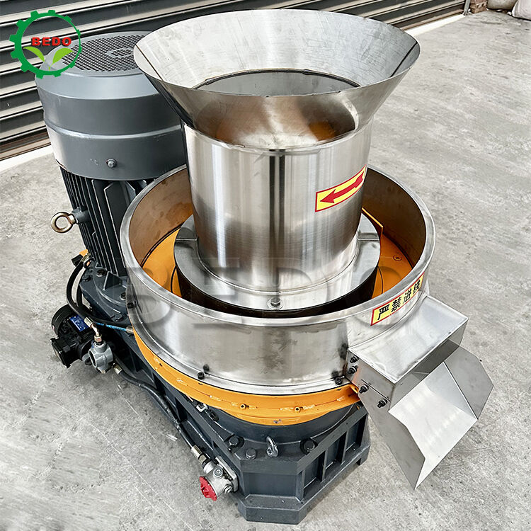 Pellettatrice per pellet di legno con dimensioni 6-10mm, efficienza di combustione del 90% e capacità di 500 kg/h per la produzione di pellet di biomassa
