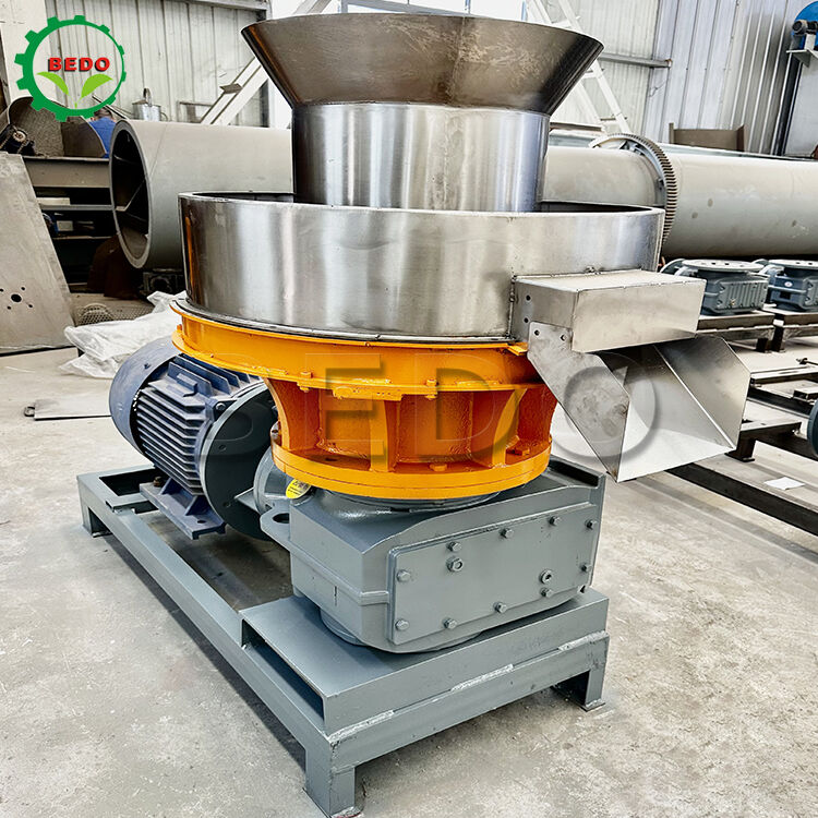 Macchina per pellet di legno di capacità 500 kg/h con matrici in acciaio inossidabile e cuscinetti NSK per la produzione di pellet ad alta efficienza