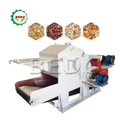 Macchina di frantumazione di legno autoalimentante elettrica compatta