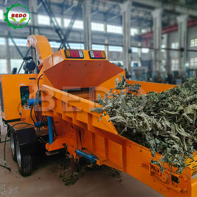 Potenza forte autoalimentazione giardino rifiuti foglie ramo di albero trituradora macchina