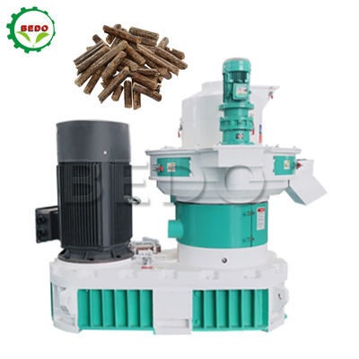 380V Ring Die Wood Pellet Machine Sistema di controllo PLC in acciaio inossidabile