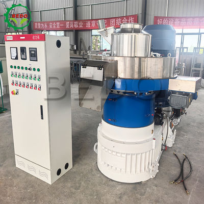 Macchina avanzata per pellet di biomassa in acciaio inossidabile con sistema di controllo PLC