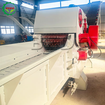 700x400mm Inlet Automatico 2pcs Lame Macchina di frantumazione del legno Tipo tamburo attrezzatura di triturazione industriale