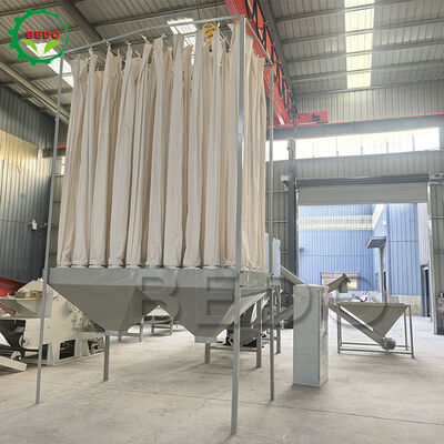 Macchina per la produzione di polvere di legno industriale con collettore di polvere, bassa rumorosità e finezza 50-200 mesh