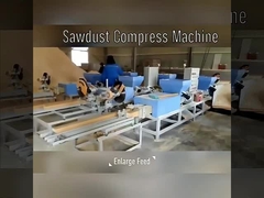 380V Legno segatura blocco di fabbricazione macchina controllo PLC automatico