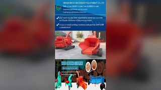 Frantoio industriale diesel per rami di legno per la produzione di trucioli di legno e combustibile da biomassa